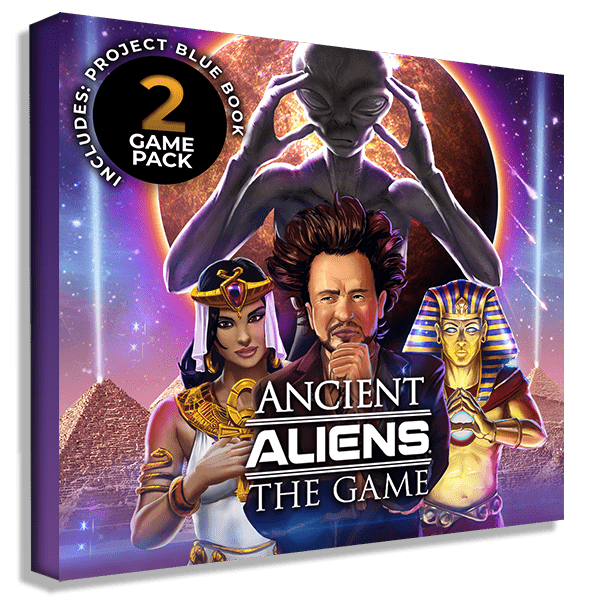 Alien Simulation Games for PC: Ancient Aliens and Project Blue Book, 2 Game  DVD Pack + Digital Download Codes (PC)